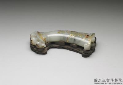 图片[2]-Inlaid jade dagger hilt, Mughal Empire-China Archive